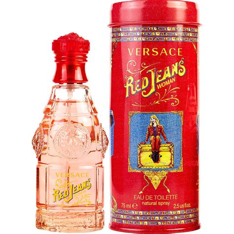 versace perfume red jeans woman.